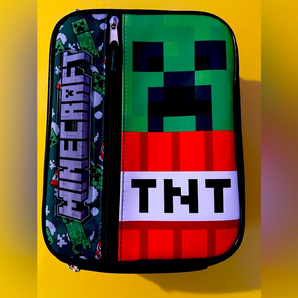 Minecraft Creeper & Kaboom Insulated Lunch Box Tote